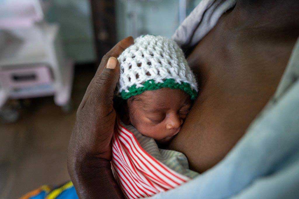 Babies in this Hospital are Wearing Tiny Face Shields - Motherly